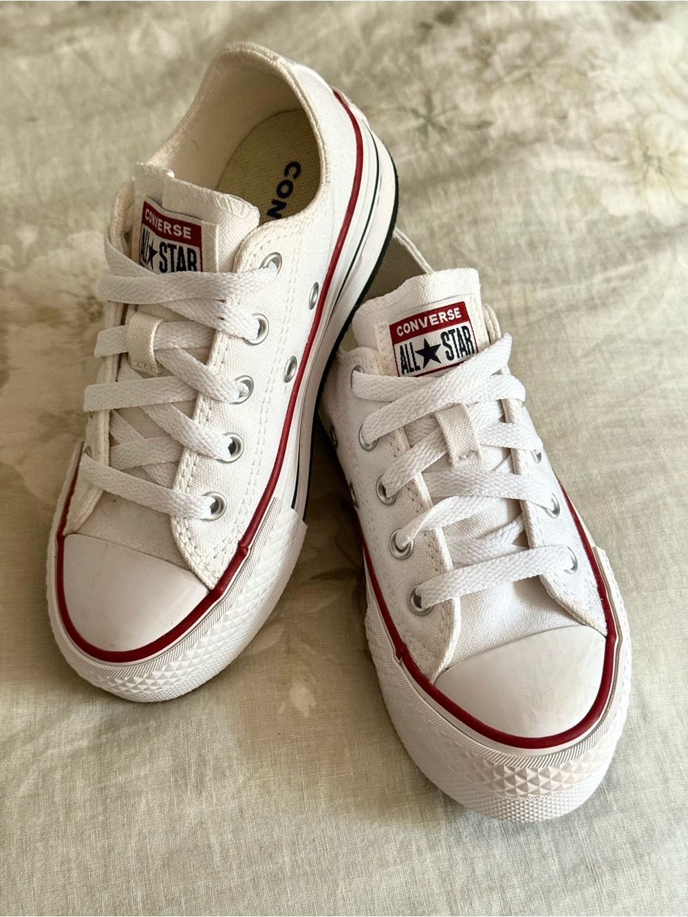 Converse Kids Chuck Taylor All Star Canvas White Eva Lift Platform Shoes